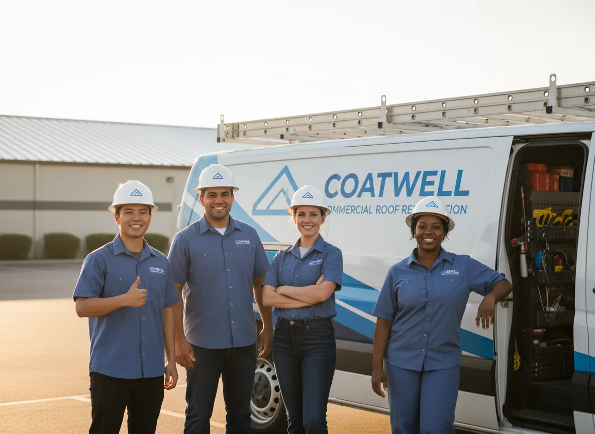 Commercial roof coating company in Bondville, IL